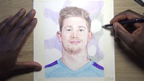 Drawing Kevin De Bruyne Man City Demoose Art Kevin De Bruyne