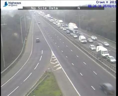 M4 Maidenhead Traffic Recap After Crash Between Three Cars And A Van