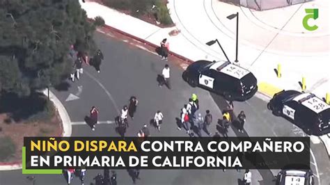 Ni O Dispara Contra Compa Ero En Primaria De California