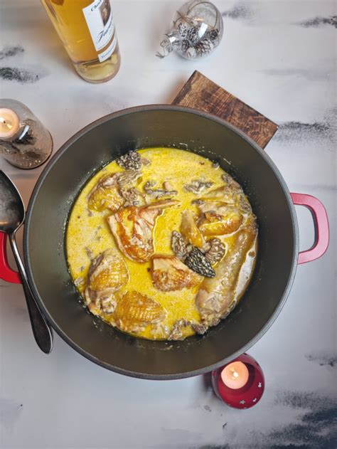 Poularde au vin jaune et morilles recette de fêtes