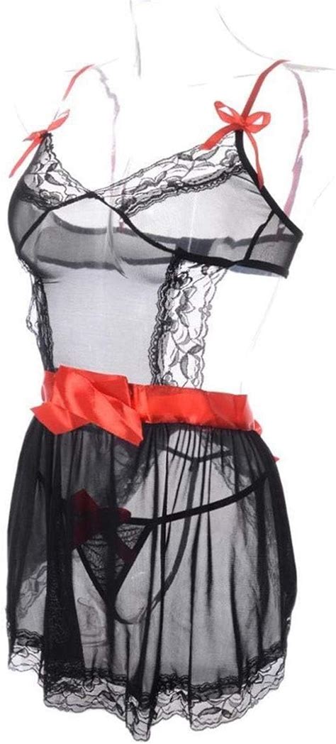 Buy J J Women Hot Lace Sexy Lingerie Black Plus Size Sexy Hot Erotic Sex Dress G String Set Sexy