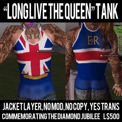 Second Life Marketplace Long Live The Queen Uk Flag Tank