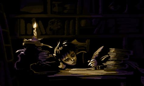 Late Night Studying By Monibegs On Deviantart
