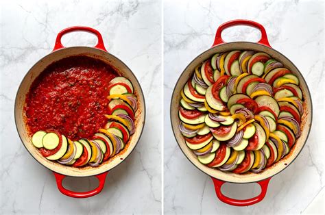 Homemade Classic French Ratatouille - Vibrant plate