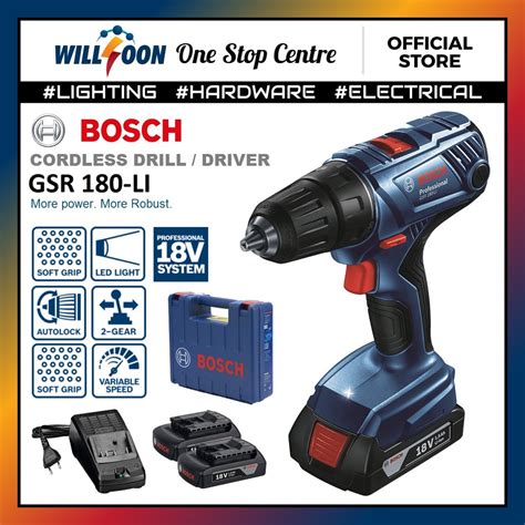 Bosch Gsr 185 Li Cordless Drill Driver Brushless Motor Gsr185 Li