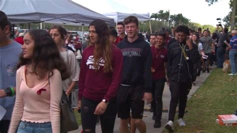 Video Mixed Emotions As Marjory Stoneman Douglas Students Return To