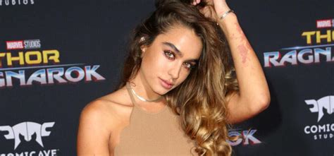 Sommer Ray Bares It All In Her Sheer Red Lingerie