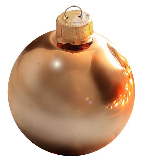 Gold Glass Ball Christmas Ornament