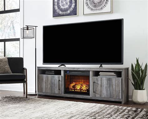 Baystorm Extra Large Tv Stand W Fireplace By Signature Design By