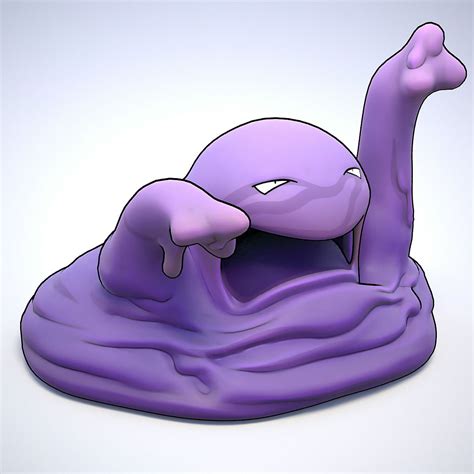 Muk Pokemon 3D Model 9 Dae Fbx Free3D