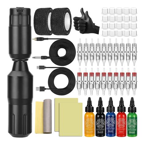 Amazon ATOMUS Tattoo Machine Kit Cordless 1300mAh Rechargeable