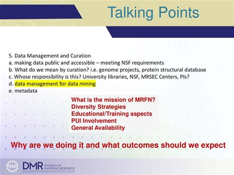 Nsf Dmr Mrsec Division Of Materials Research Dmr Ppt Download