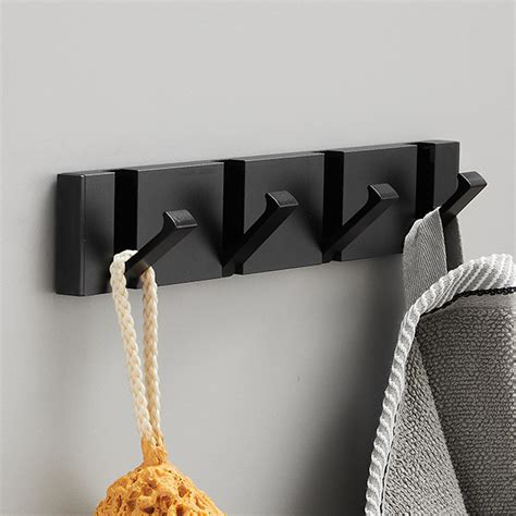 Крючок для одежды H00105-Black 4 Hook, Легированная сталь - купить по ...
