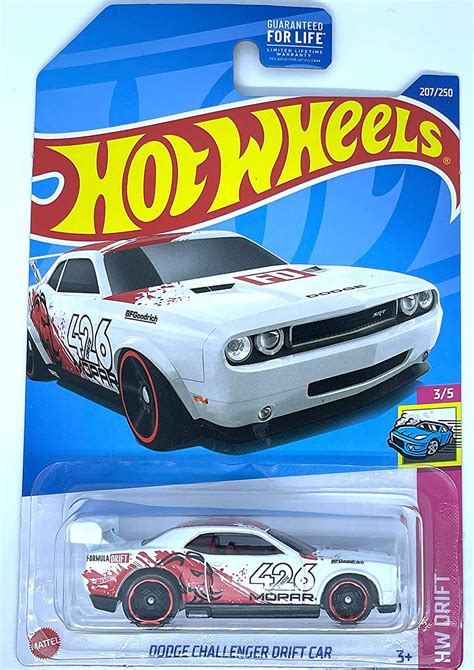 Hot Wheels 2022 Dodge Challenger Drift Car Hw Drift 35 White 207