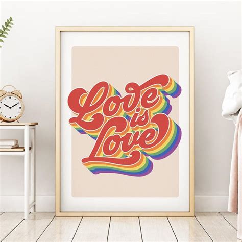 Gay Pride Poster Etsy