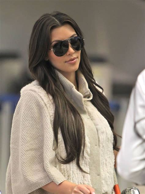 Kim Kardashian Black Aviator Glasses