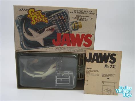 ADDAR 1975 JAWS Super Scenes Bottle Model Kit #231 with Box (1A)