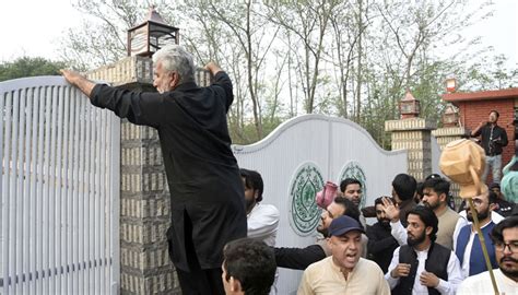 Pti Workers Stage Violent Protest Enter Sindh House In Islamabad By Force