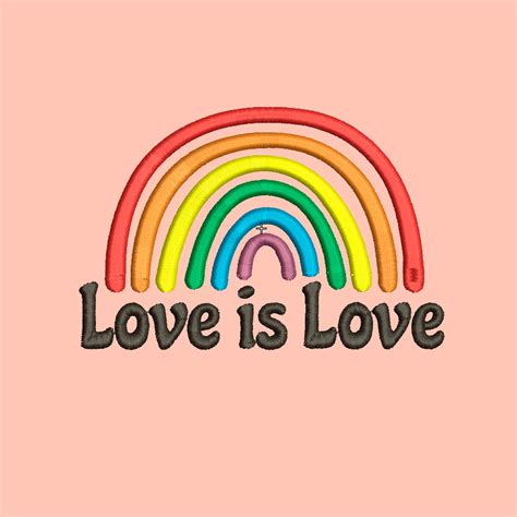 Orgullo Amor S Mbolo Bordado Dise O Gay Arco Iris Bandera Etsy