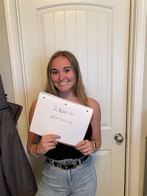 Girlfriend Lost A Bet She Thinks Shes Too Hot To Get Roasted Have At It U PeachElectrical584