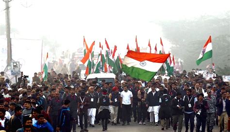 Nuh Congress Leader Rahul Gandhi During The Bharat Jodo Yatra