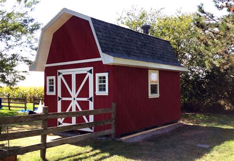 12×16 Tall Barn Style Gambrel Roof Shed Plans