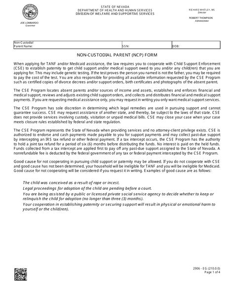 Form 2906 Eg Fill Out Sign Online And Download Fillable Pdf Nevada Templateroller