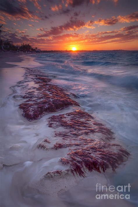 Grace Bay Sunset Photograph by Marco Crupi - Fine Art America