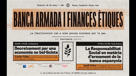 Jornada Banca Armada I Finances Tiques Amb Carlos Taibo I Jordi