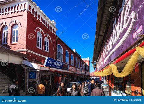 Shopping In The Mall Road Mussoorie Editorial Stock Photo Image Of