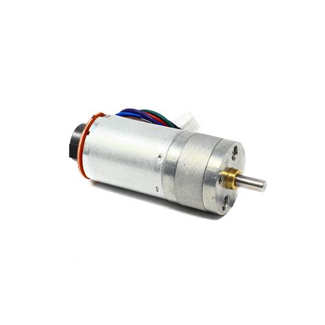 buy   rpm metal gear motor  encoder  type shaft