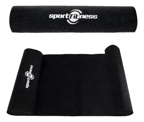 Colchoneta Yoga Mat Pilates Sportfitness 6mm Ejercicio Cor Color