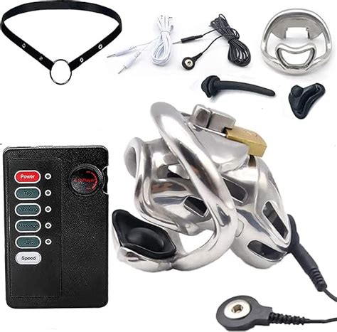 Electric Schock Keuschheitsg Rtel F R M Nner Elektrischer E Stim Sex S L Edelstahl