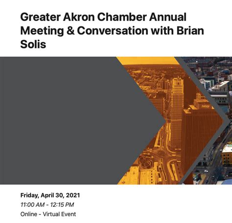greater akron chamber annual meeting conversation  brian solis