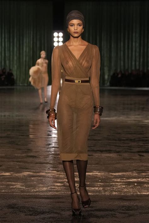Saint Laurent Leans Fully Into Naked Dressing For Fall Fashionista