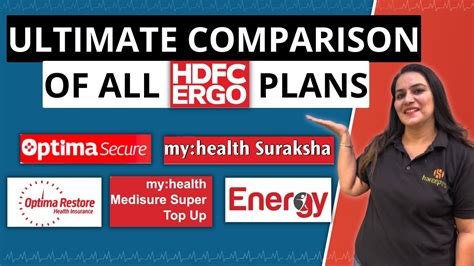 Hdfc Ergo Ultimate Comparison Hdfc Ergo Health Insurance All Plans Compared Gurleen Kaur