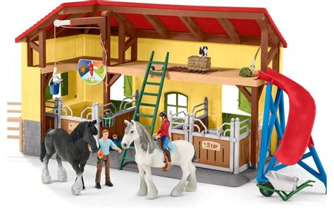Конюшня Шляйх с фигурками и аксессуарами - купить конюшню для ...