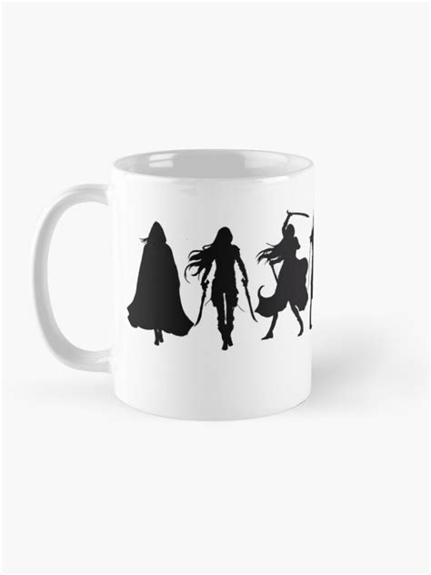 Throne Of Glass Cover Silhouettes Coffee Mug For Sale By Jenna240702 Redbubble