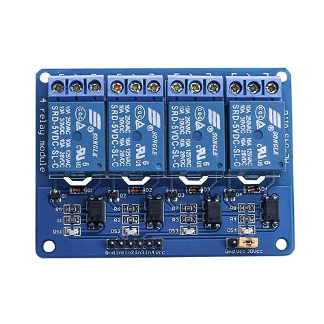 4 Channel Relay Module 5v Digitalelectronicslk