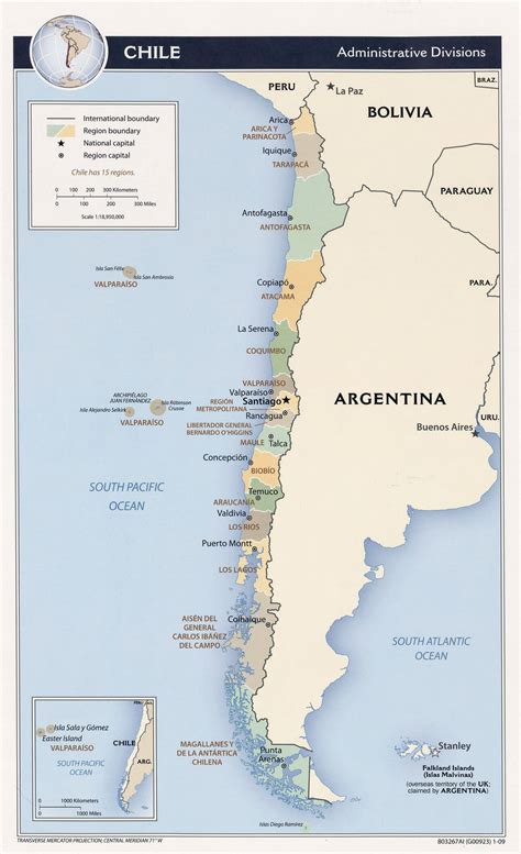 Cities Map Of Chile