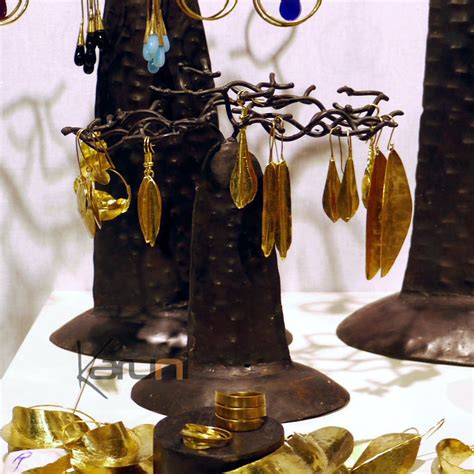 Bijoux Ethniques Africains Boucles D Oreilles Peul Fulani Mali A