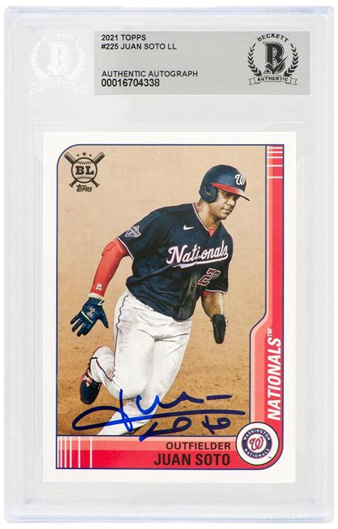 Juan Soto Signed Topps Big League Bgs Pristine Auction