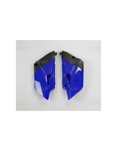 Plastiques off road Plaques latérales UFO bleu Yamaha YZ85