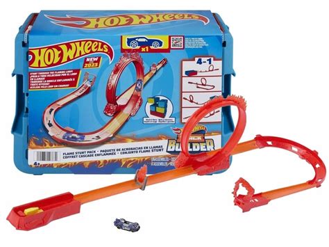 Hot Wheels Track Builder ohnivá dráha HMC Allegro