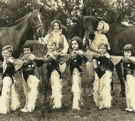 Lenora Dorian Cowgirls Line Up Vintage 1920 S Black White Photograph