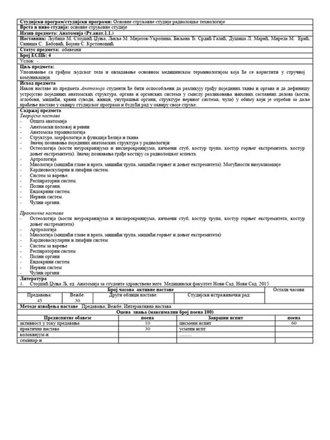Anatomija Pdf