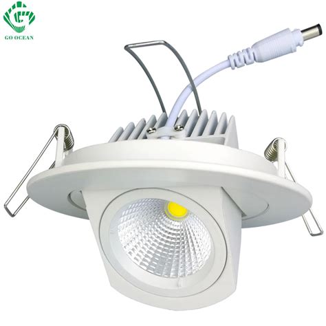 Downlights Spot Led Downlight W White Adjustable Dimmable Cob Light