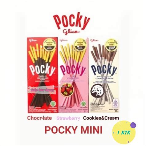 Jual Per Kotak Pocky 1 Box Stick Coklat 20gr 22gr Strawberry