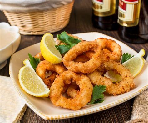 Кольца кальмара в хрустящей панировке на Вкусном Блоге | Calamari ...