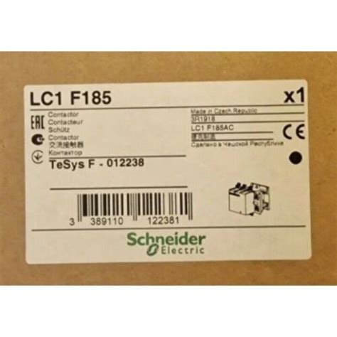 1pcs Schneider Electric LC1F185 / LC1 F185 Contactor 3P | eBay